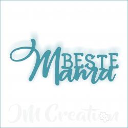 Stanzschablone - Beste Mama